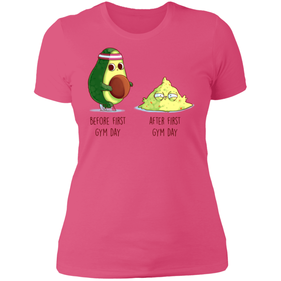 First Gym Day Avocado Women's Premium T-Shirt