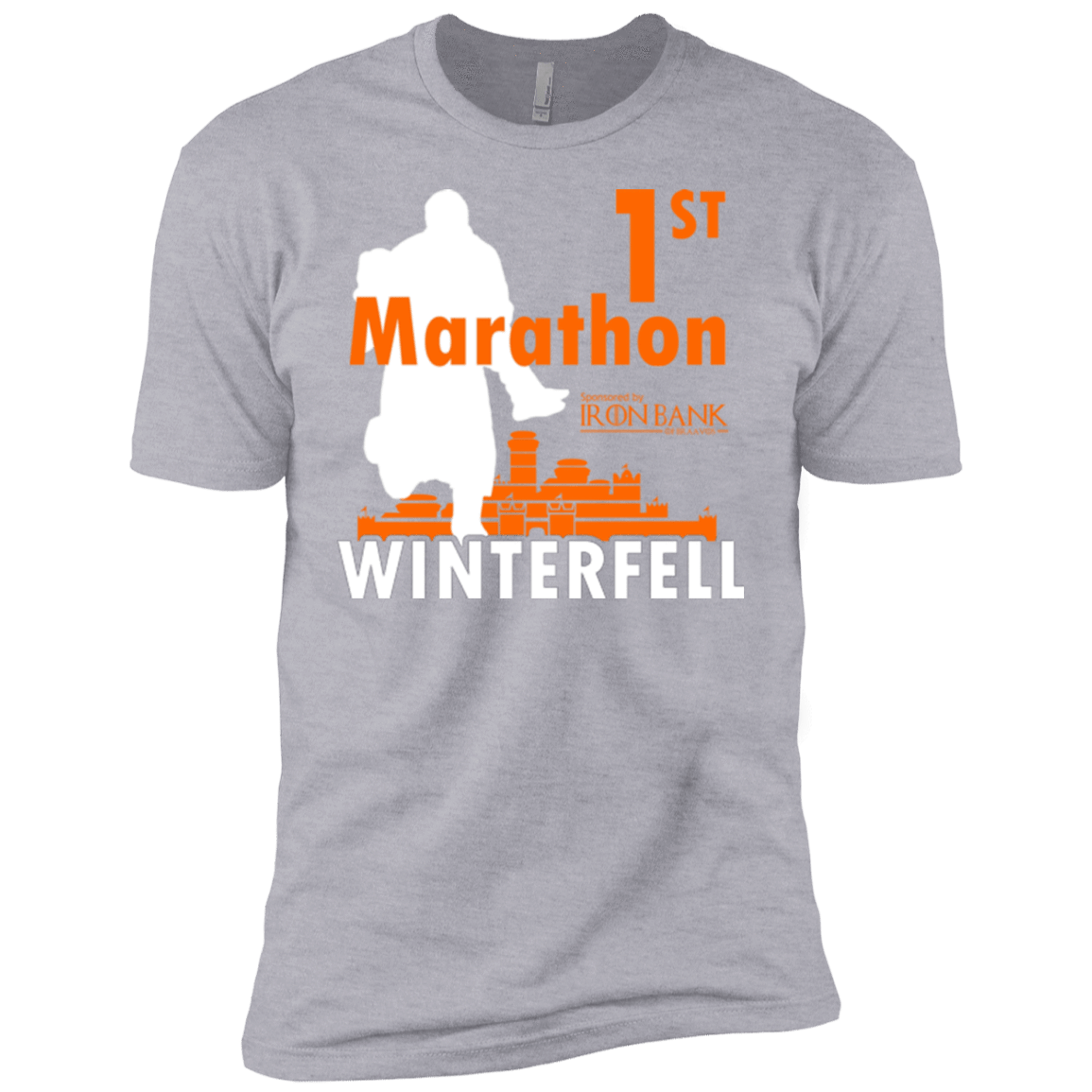 T-Shirts Heather Grey / YXS First marathon Boys Premium T-Shirt