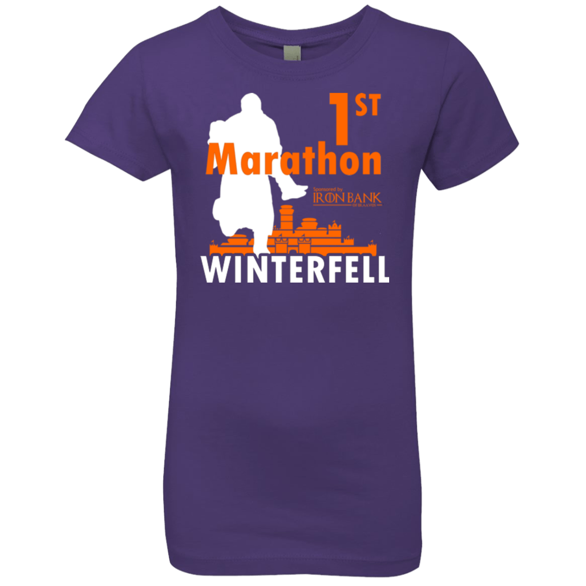 T-Shirts Purple Rush / YXS First marathon Girls Premium T-Shirt