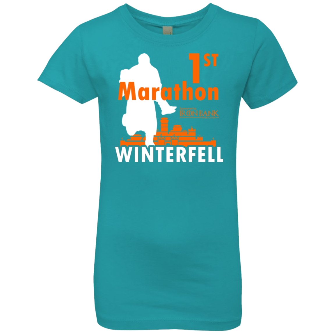 T-Shirts Tahiti Blue / YXS First marathon Girls Premium T-Shirt