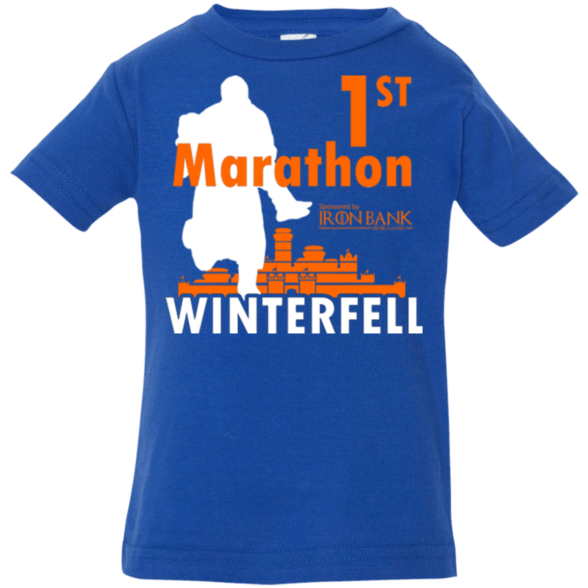 T-Shirts Royal / 6 Months First marathon Infant Premium T-Shirt