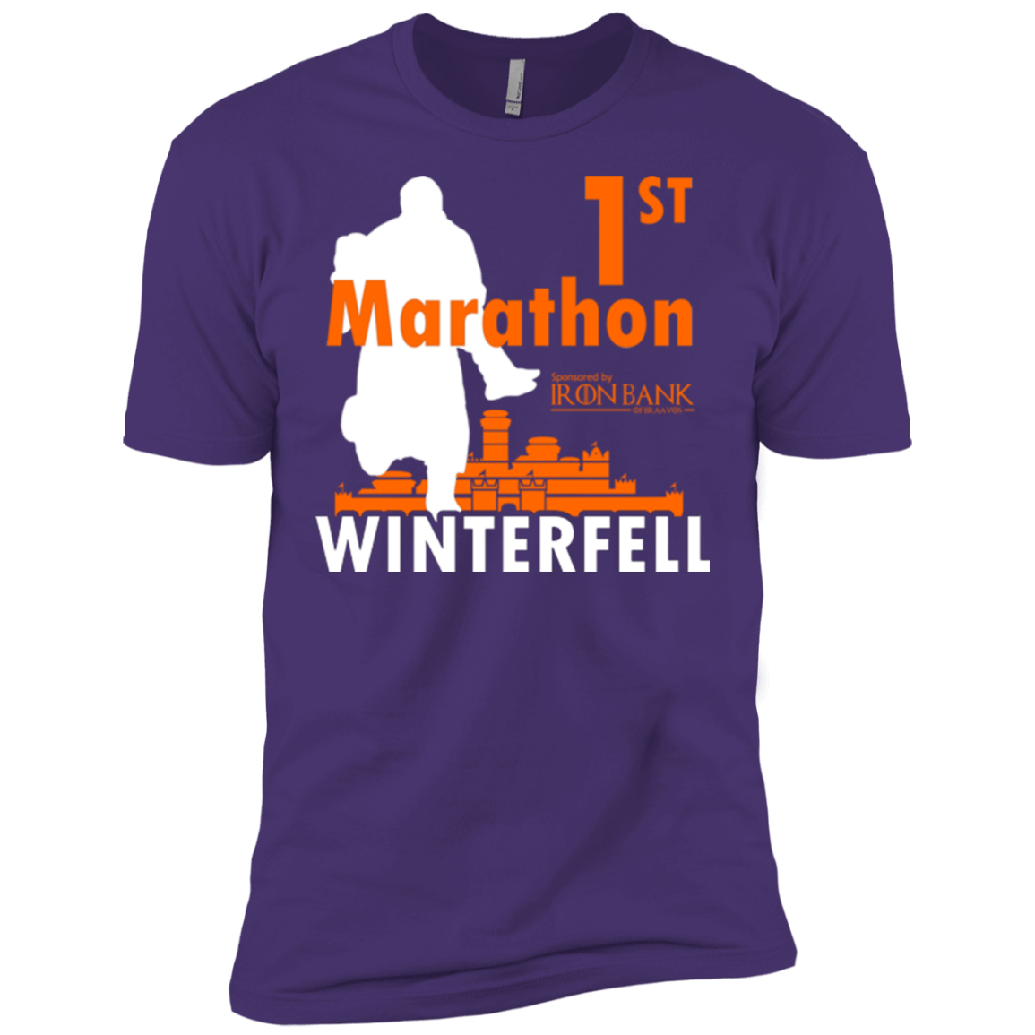 T-Shirts Purple / X-Small First marathon Men's Premium T-Shirt