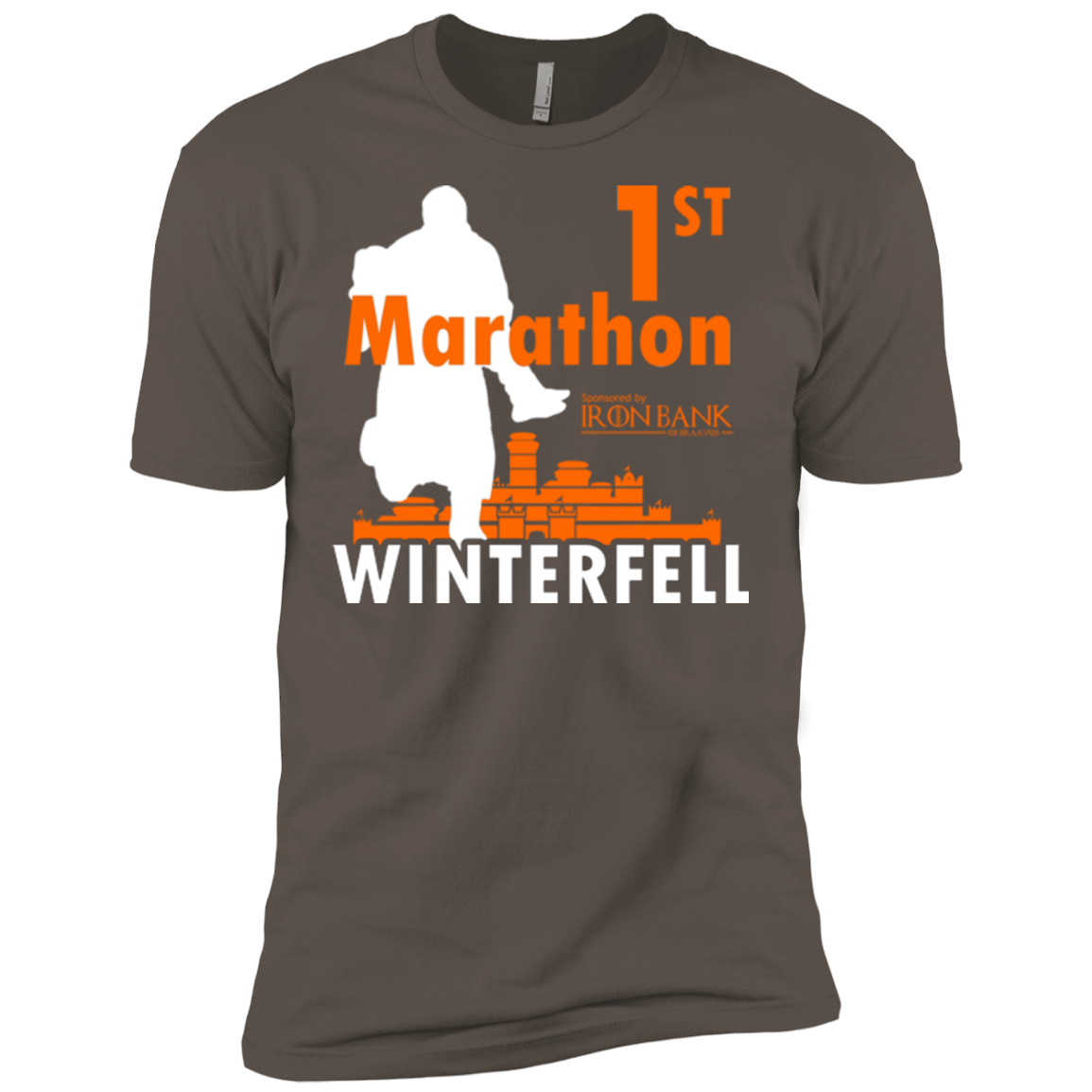 T-Shirts Warm Grey / X-Small First marathon Men's Premium T-Shirt