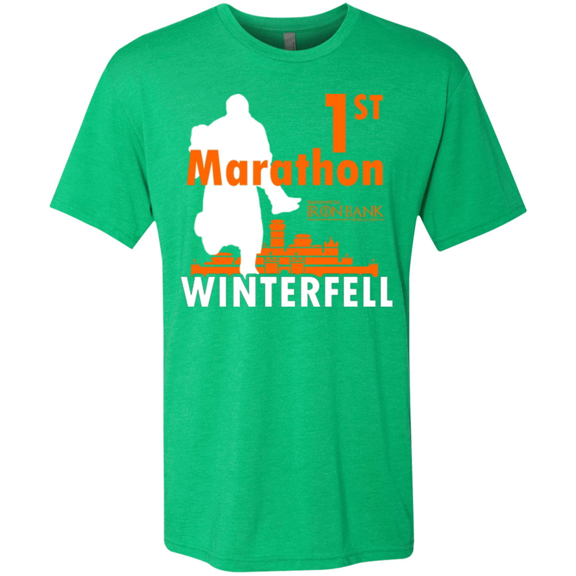 T-Shirts Envy / Small First marathon Men's Triblend T-Shirt