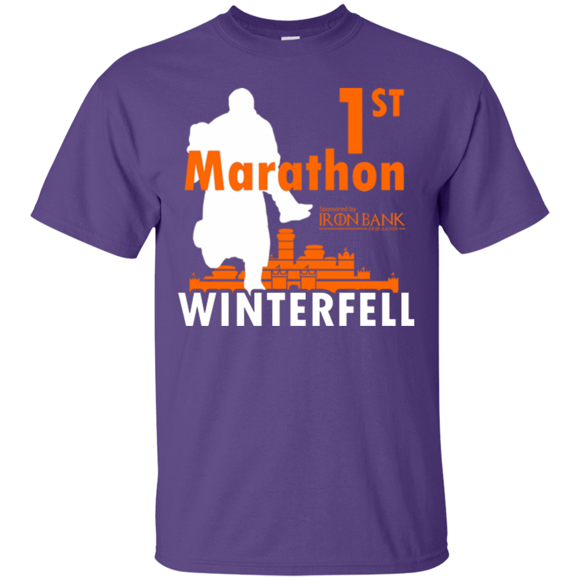 T-Shirts Purple / Small First marathon T-Shirt