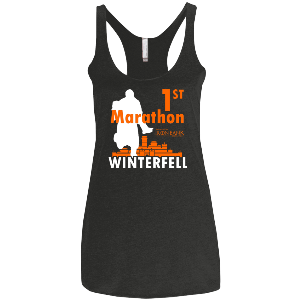 T-Shirts Vintage Black / X-Small First marathon Women's Triblend Racerback Tank