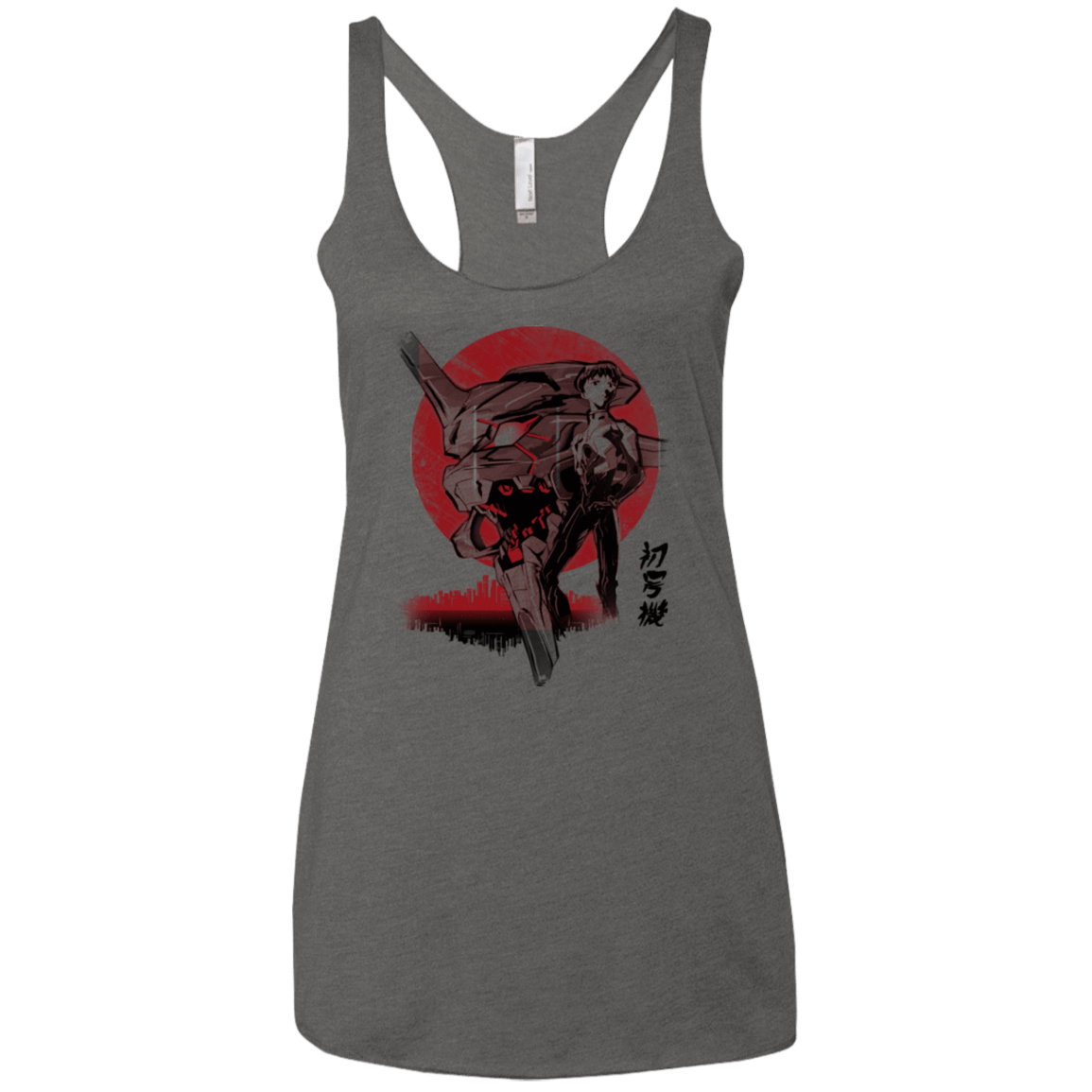 T-Shirts Premium Heather / X-Small First Unit Women's Triblend Racerback Tank