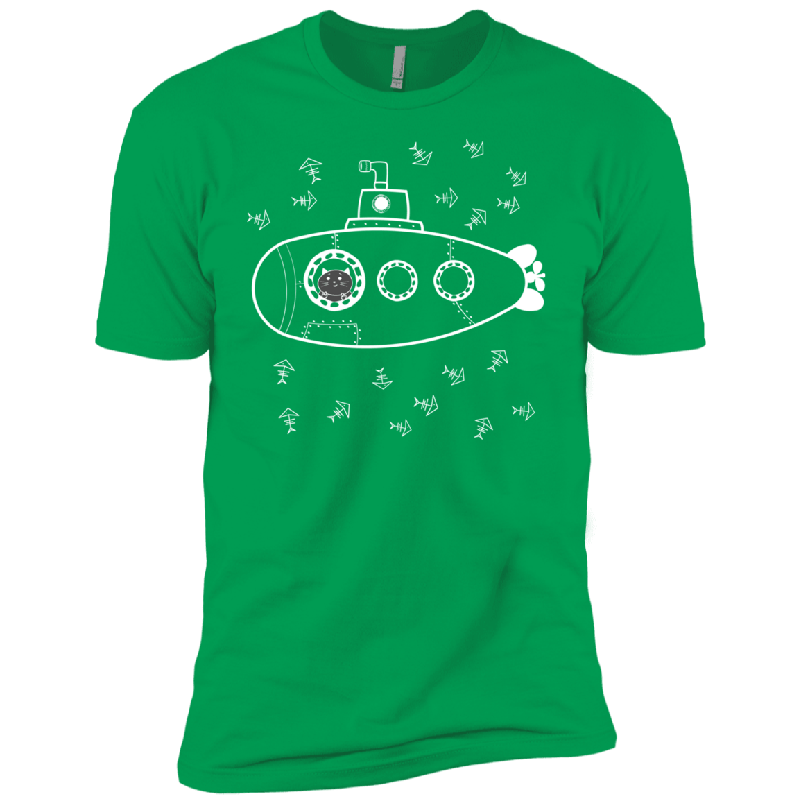 T-Shirts Kelly Green / YXS Fish Watching Boys Premium T-Shirt