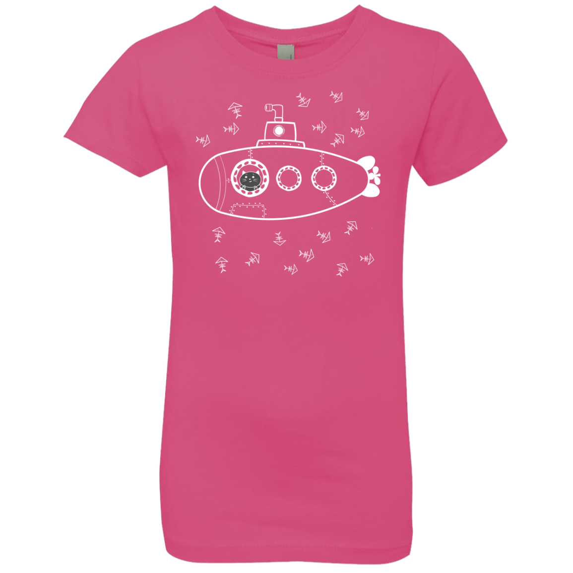 T-Shirts Hot Pink / YXS Fish Watching Girls Premium T-Shirt