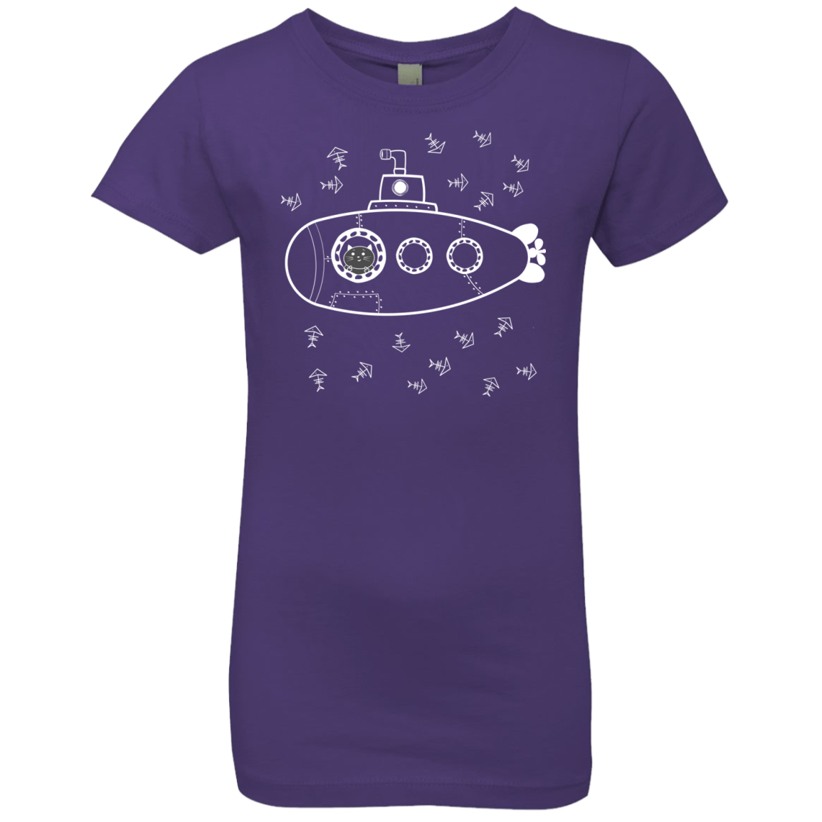 T-Shirts Purple Rush / YXS Fish Watching Girls Premium T-Shirt