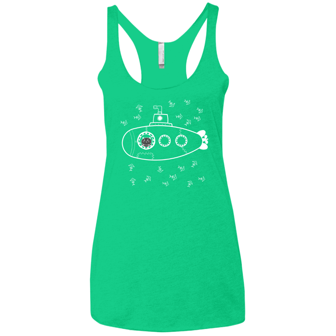 T-Shirts Envy / X-Small Fish Watching Women's Triblend Racerback Tank