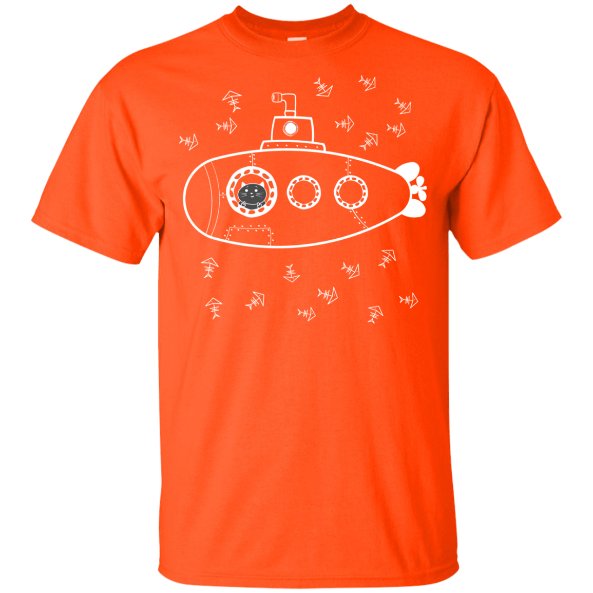 T-Shirts Orange / YXS Fish Watching Youth T-Shirt