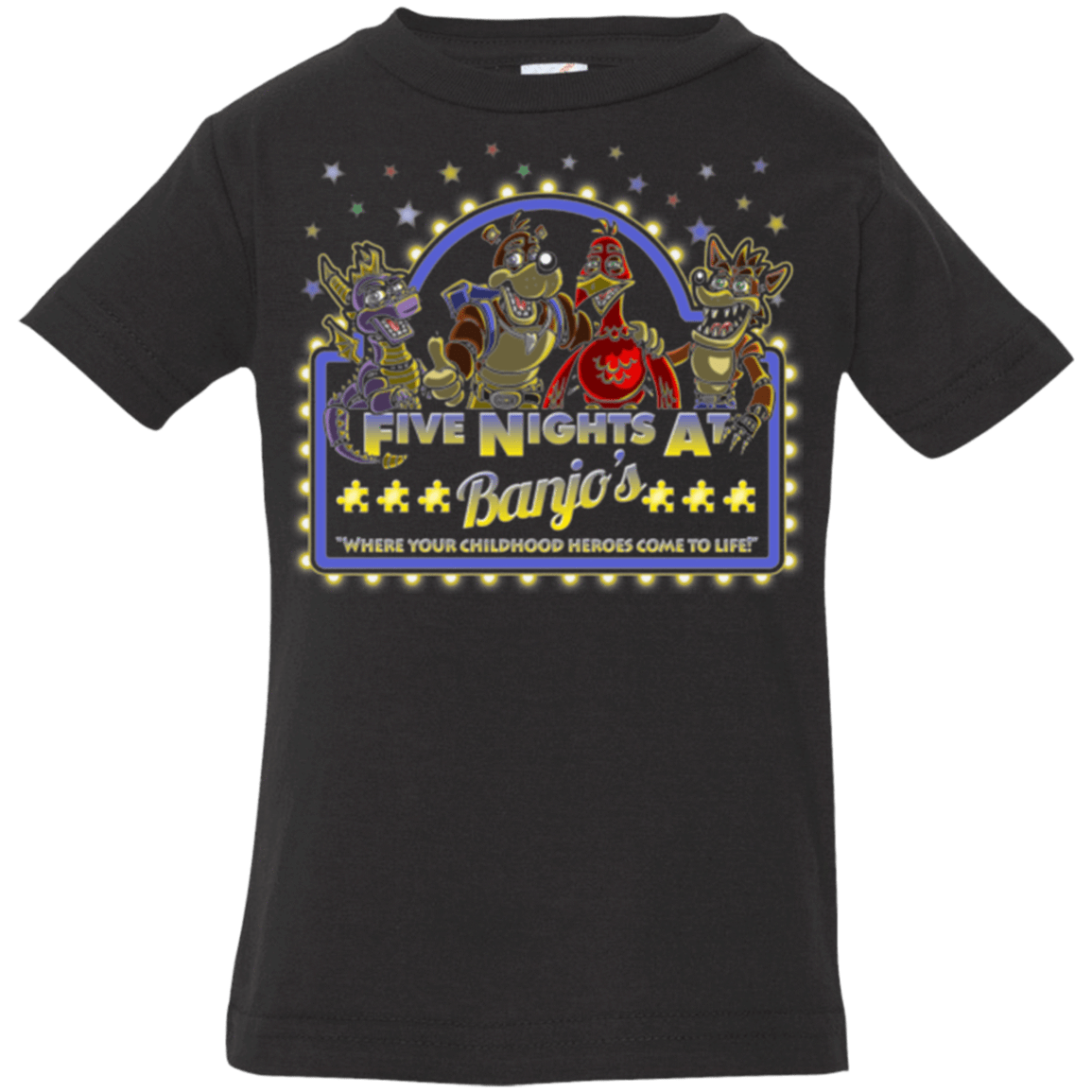 T-Shirts Black / 6 Months Five Nights at Banjos Infant Premium T-Shirt