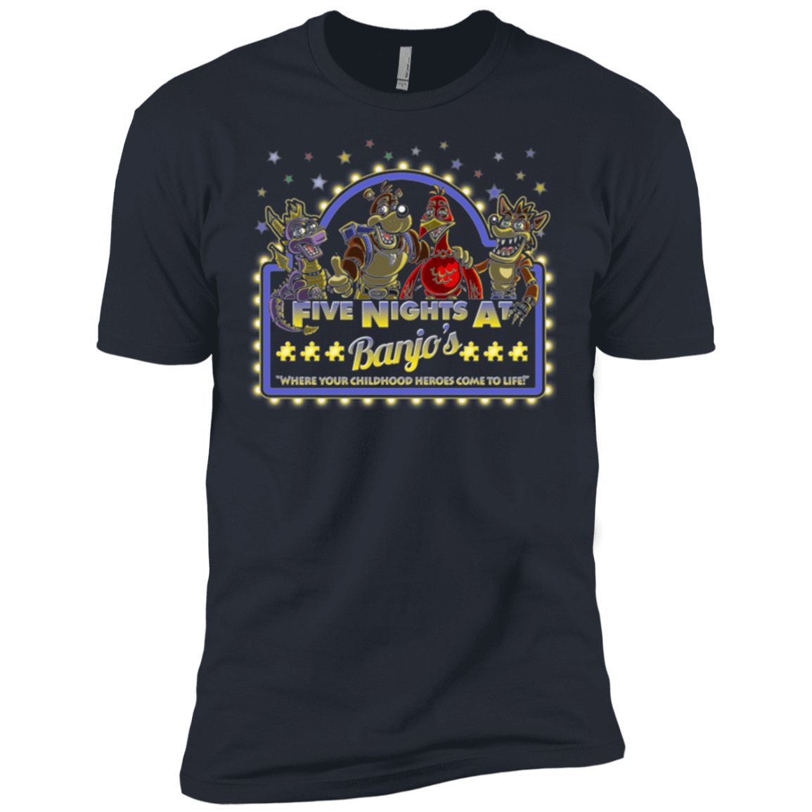 T-Shirts Indigo / X-Small Five Nights at Banjos Men's Premium T-Shirt