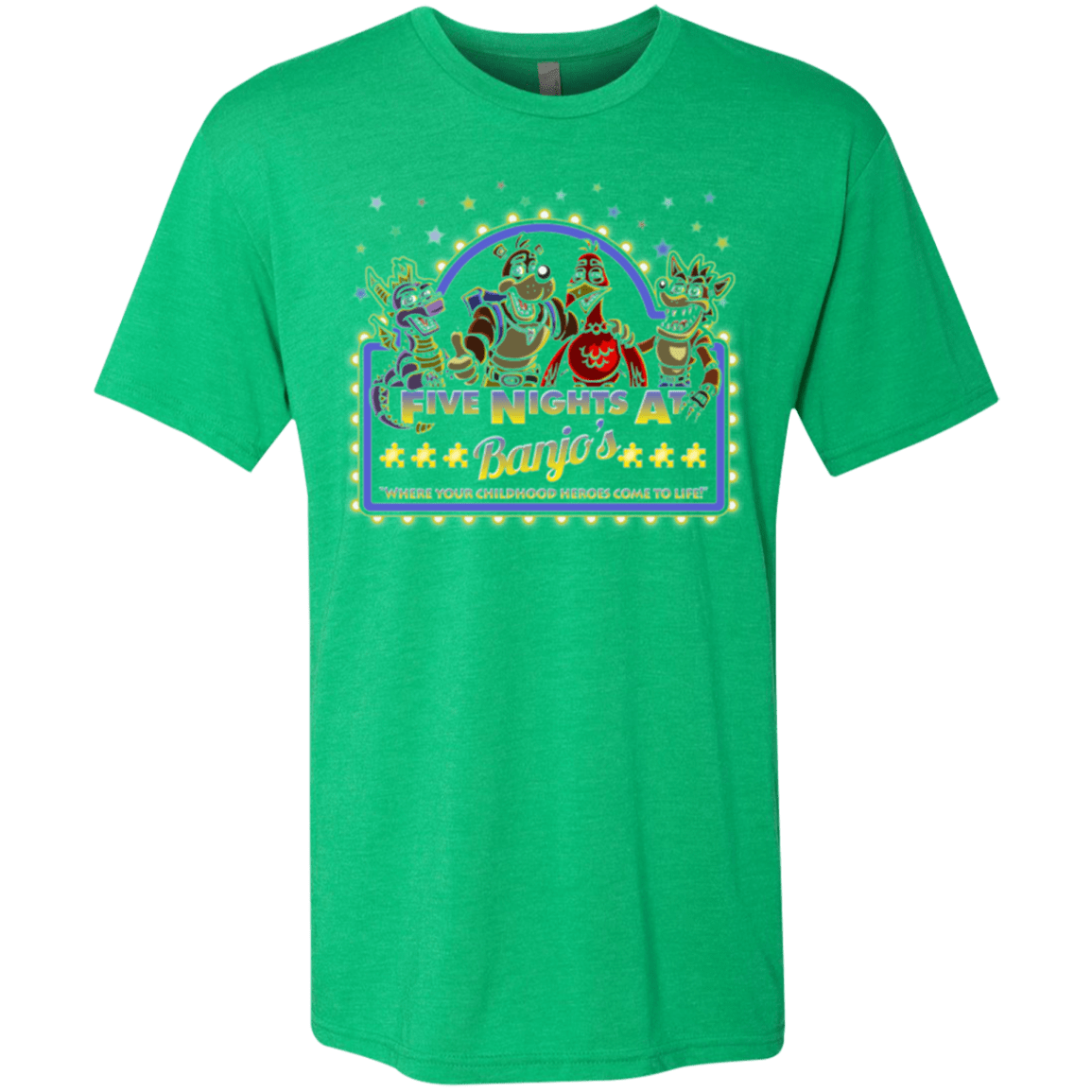 T-Shirts Envy / Small Five Nights at Banjos Men's Triblend T-Shirt