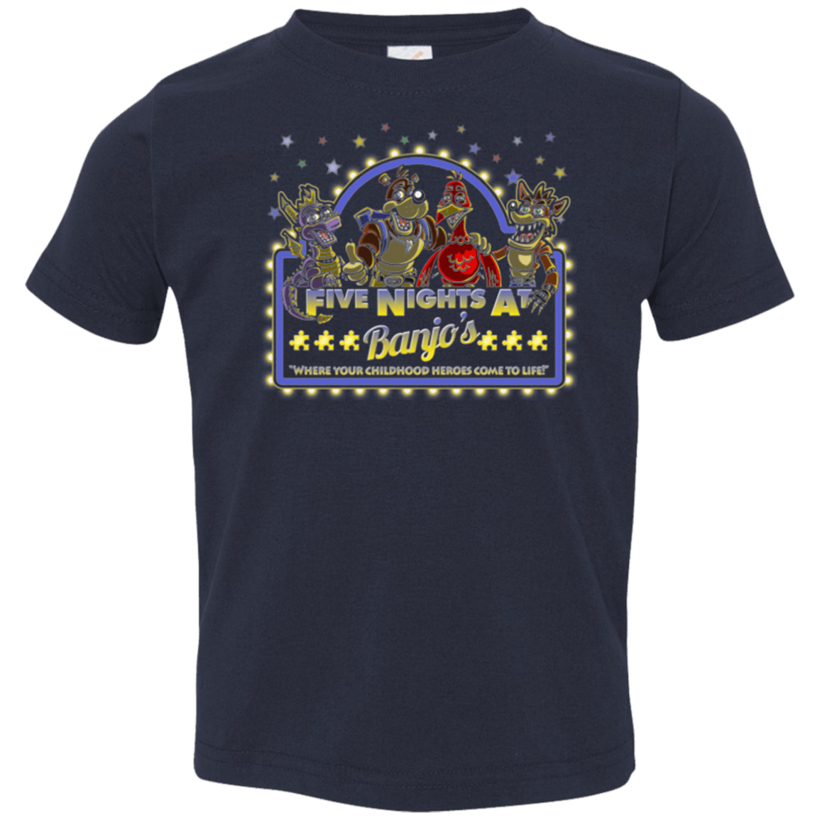 T-Shirts Navy / 2T Five Nights at Banjos Toddler Premium T-Shirt