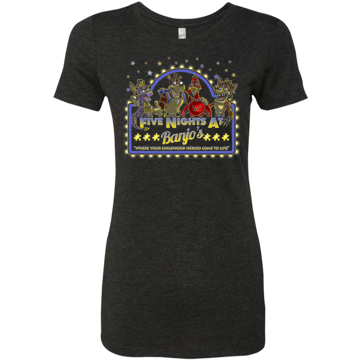 T-Shirts Vintage Black / Small Five Nights at Banjos Women's Triblend T-Shirt