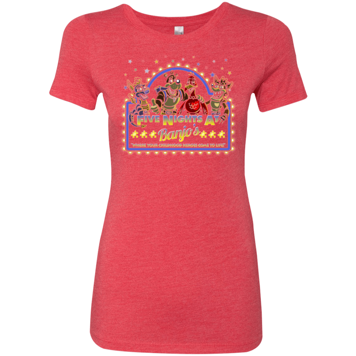 T-Shirts Vintage Red / Small Five Nights at Banjos Women's Triblend T-Shirt