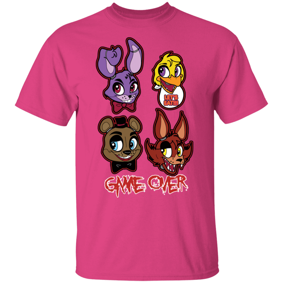 T-Shirts Heliconia / S Five Nights at Freddys Game Over T-Shirt