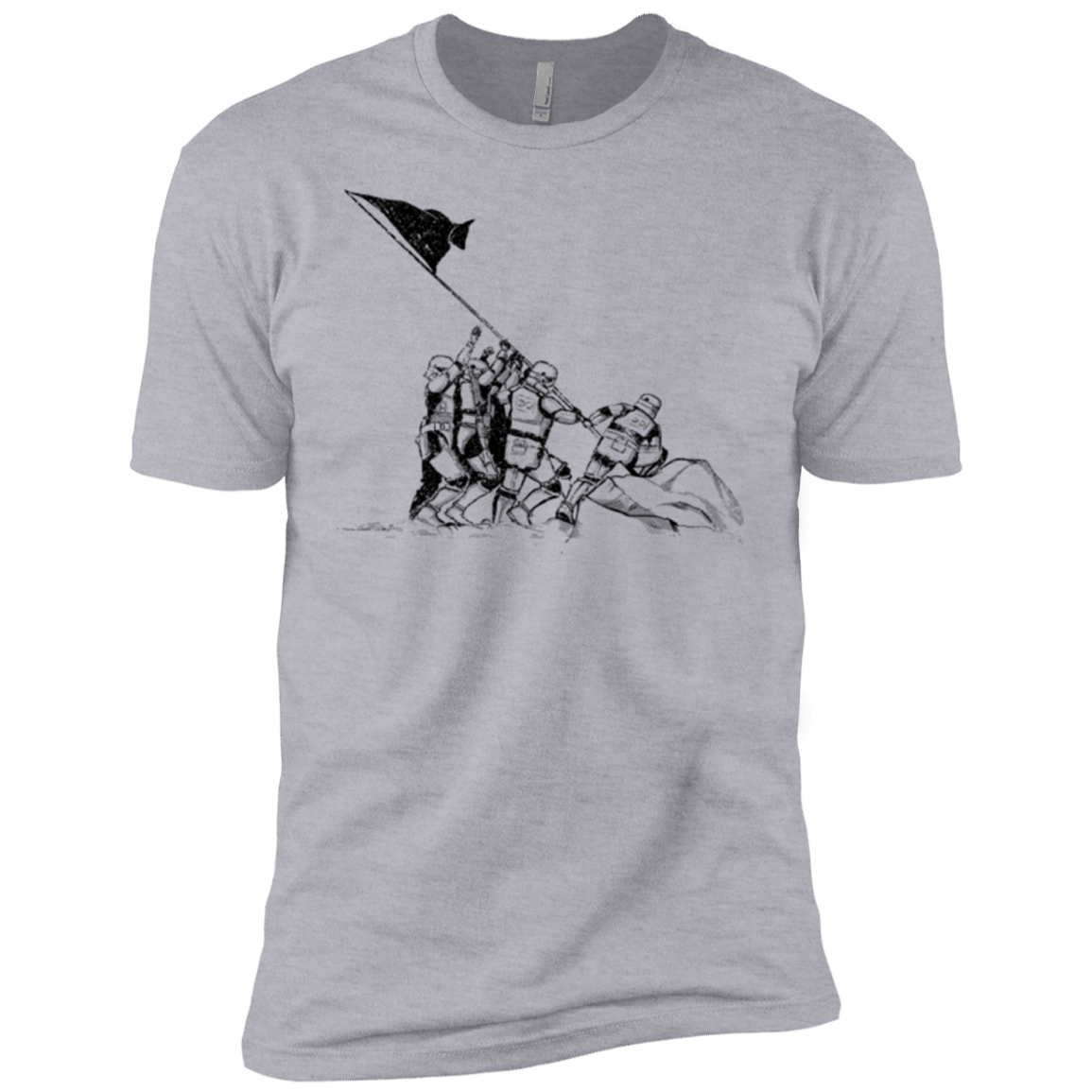 T-Shirts Heather Grey / YXS Flags Of Our Emperor Boys Premium T-Shirt