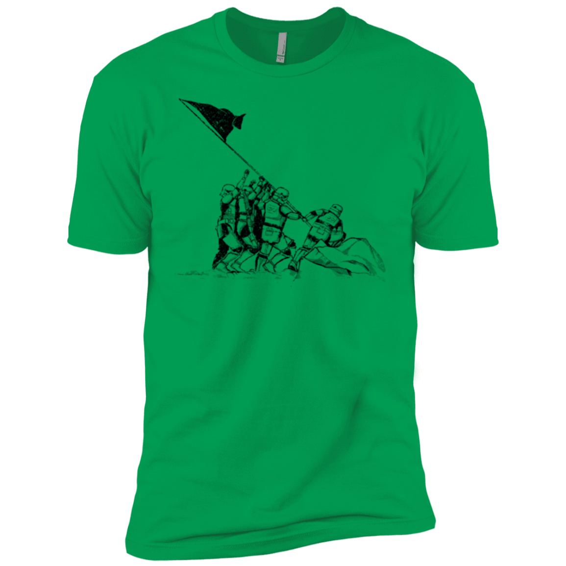 T-Shirts Kelly Green / YXS Flags Of Our Emperor Boys Premium T-Shirt