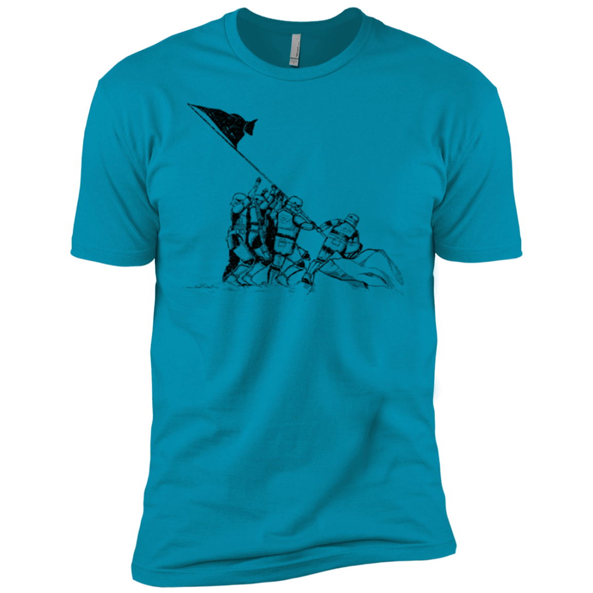 T-Shirts Turquoise / YXS Flags Of Our Emperor Boys Premium T-Shirt