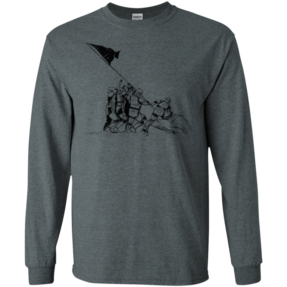 T-Shirts Dark Heather / S Flags Of Our Emperor Men's Long Sleeve T-Shirt