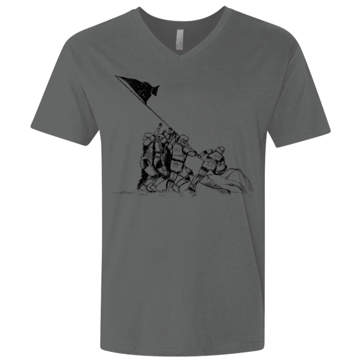 T-Shirts Heavy Metal / X-Small Flags Of Our Emperor Men's Premium V-Neck