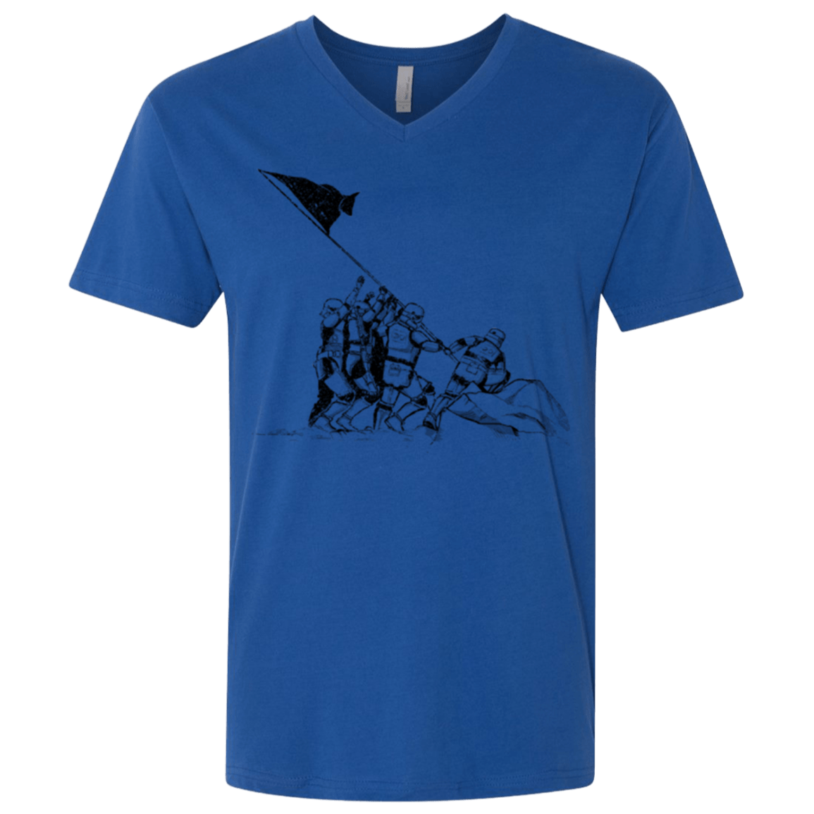 T-Shirts Royal / X-Small Flags Of Our Emperor Men's Premium V-Neck