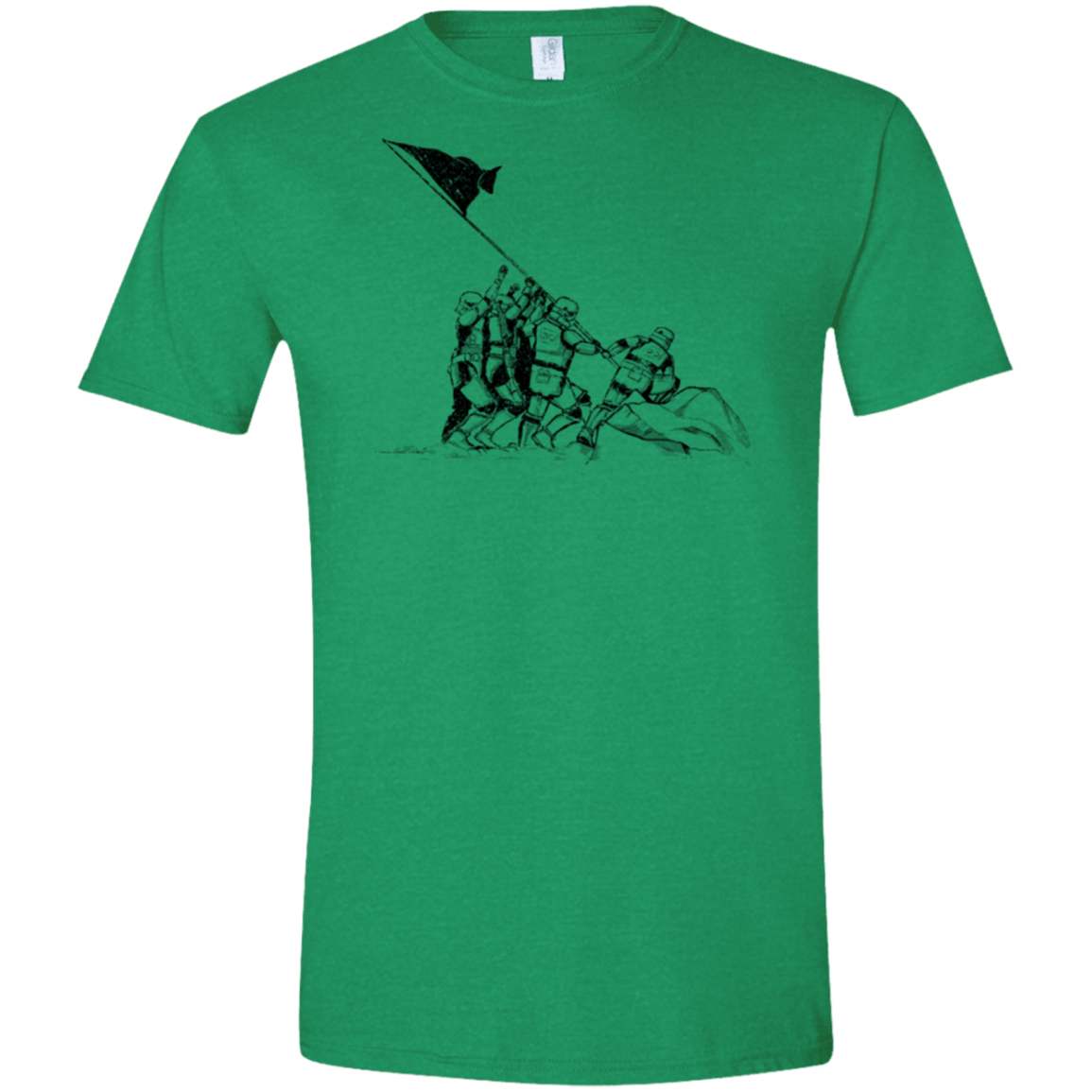 T-Shirts Heather Irish Green / S Flags Of Our Emperor Men's Semi-Fitted Softstyle