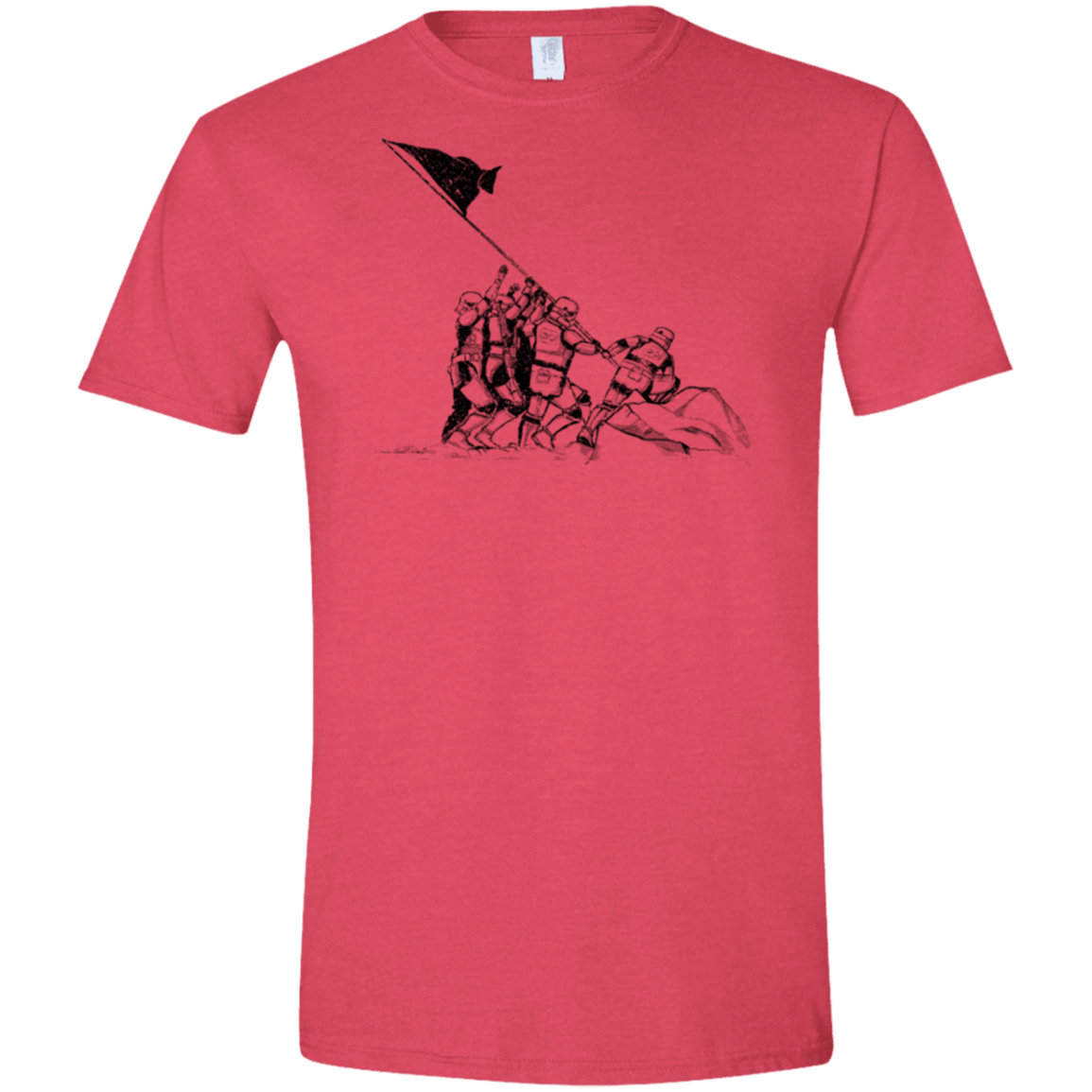 T-Shirts Heather Red / S Flags Of Our Emperor Men's Semi-Fitted Softstyle