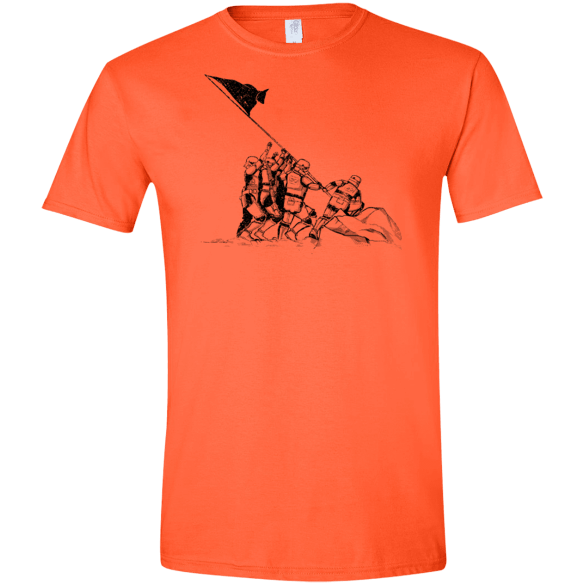 T-Shirts Orange / S Flags Of Our Emperor Men's Semi-Fitted Softstyle