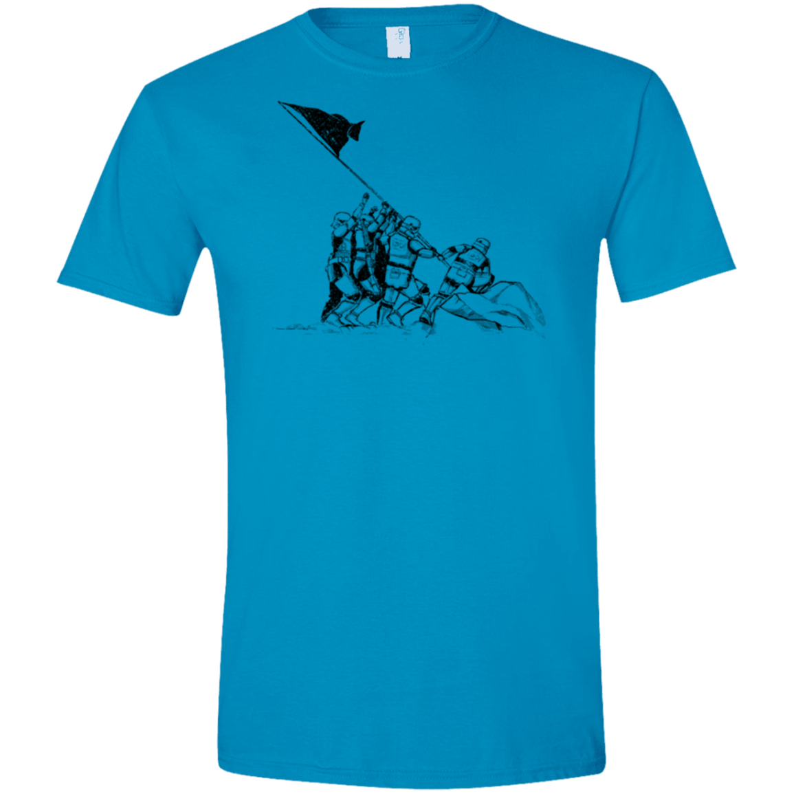 T-Shirts Sapphire / S Flags Of Our Emperor Men's Semi-Fitted Softstyle