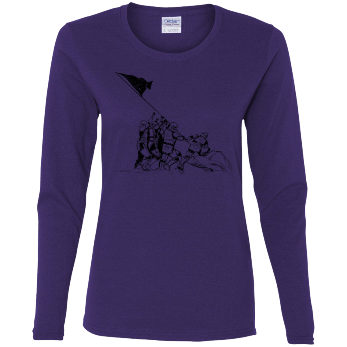 T-Shirts Purple / S Flags Of Our Emperor Women's Long Sleeve T-Shirt