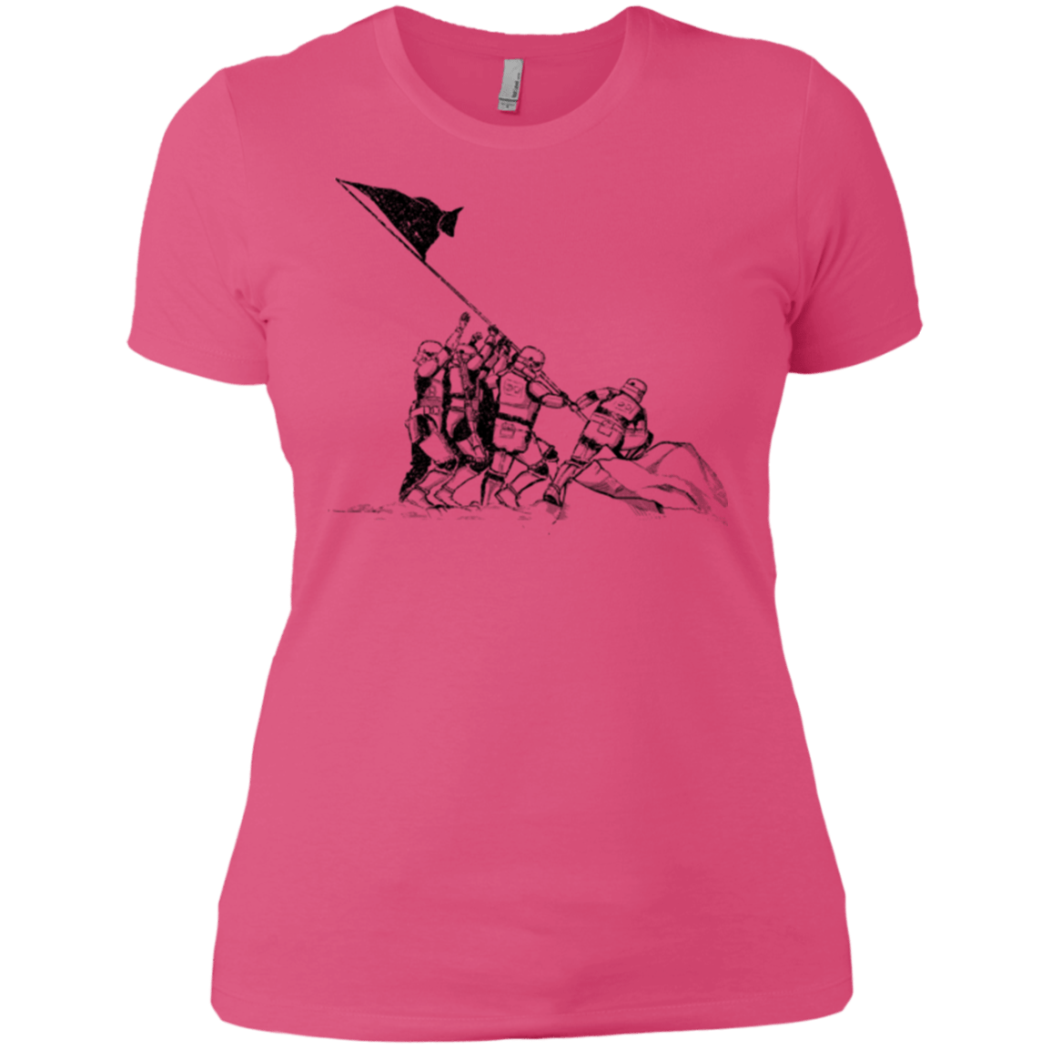 T-Shirts Hot Pink / X-Small Flags Of Our Emperor Women's Premium T-Shirt