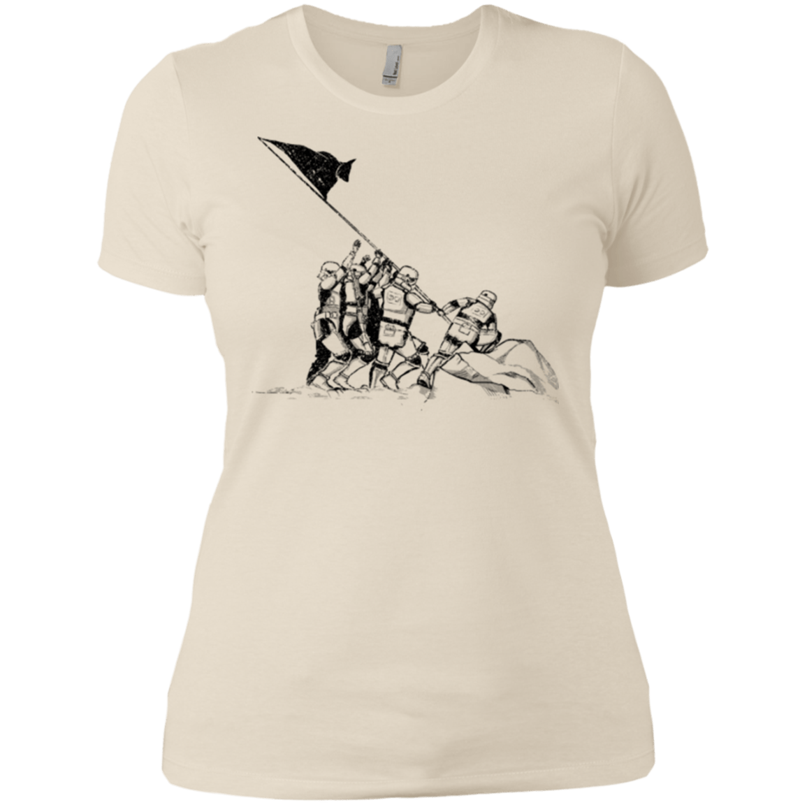 T-Shirts Ivory/ / X-Small Flags Of Our Emperor Women's Premium T-Shirt