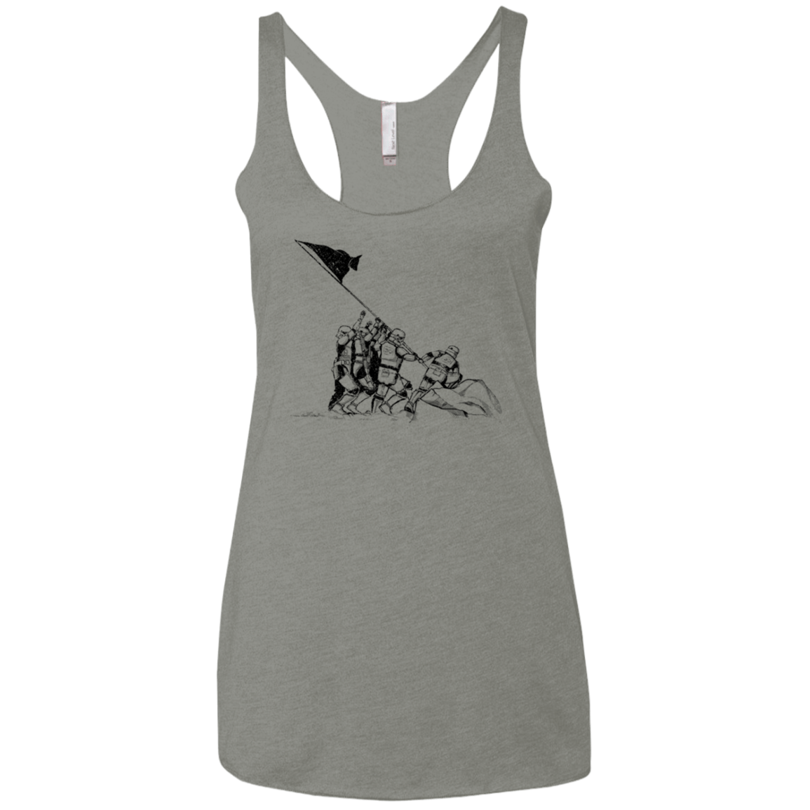 T-Shirts Venetian Grey / X-Small Flags Of Our Emperor Women's Triblend Racerback Tank