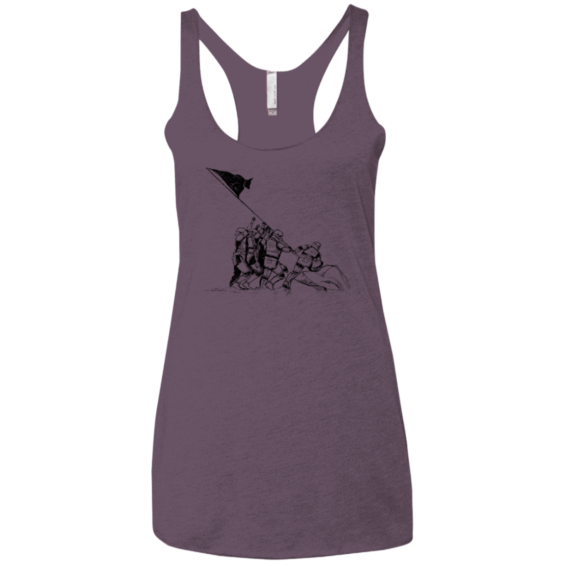 T-Shirts Vintage Purple / X-Small Flags Of Our Emperor Women's Triblend Racerback Tank