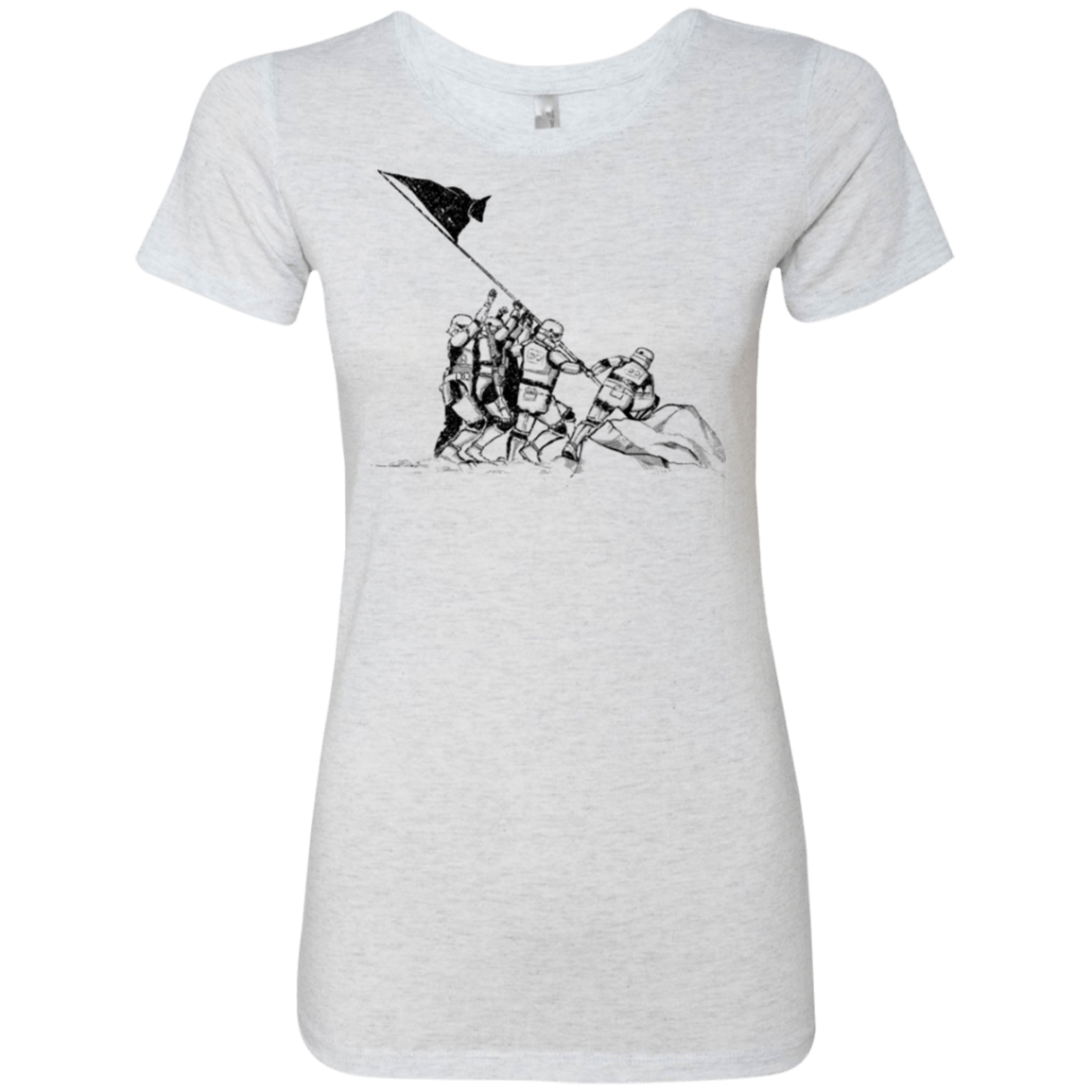 T-Shirts Heather White / S Flags Of Our Emperor Women's Triblend T-Shirt