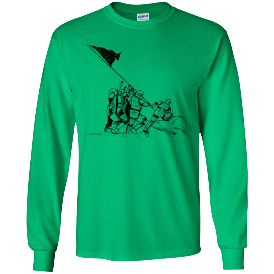 T-Shirts Irish Green / YS Flags Of Our Emperor Youth Long Sleeve T-Shirt