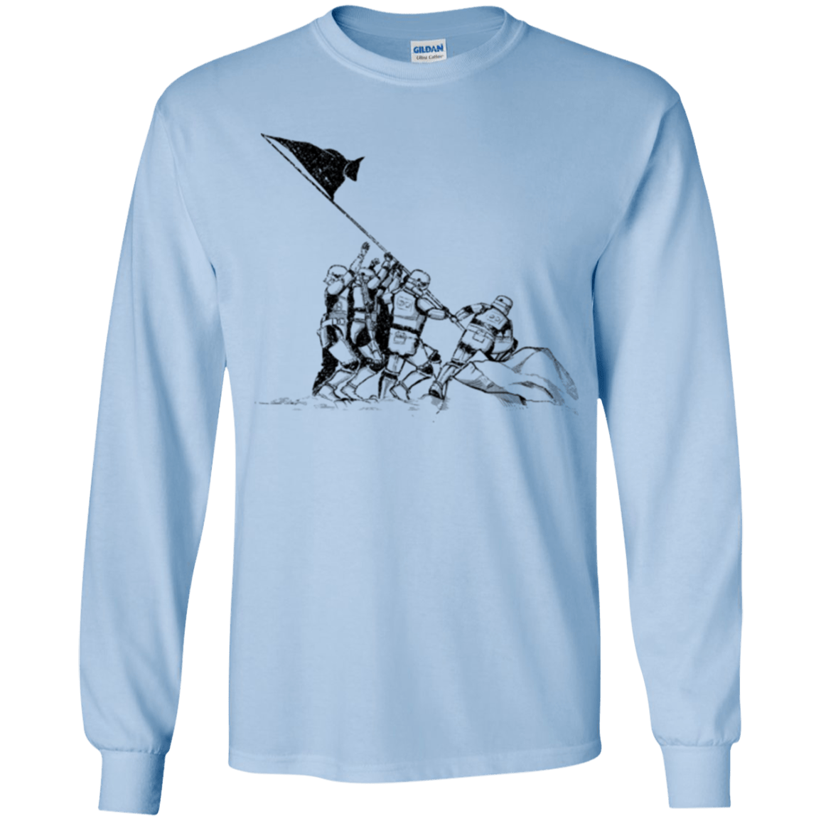T-Shirts Light Blue / YS Flags Of Our Emperor Youth Long Sleeve T-Shirt
