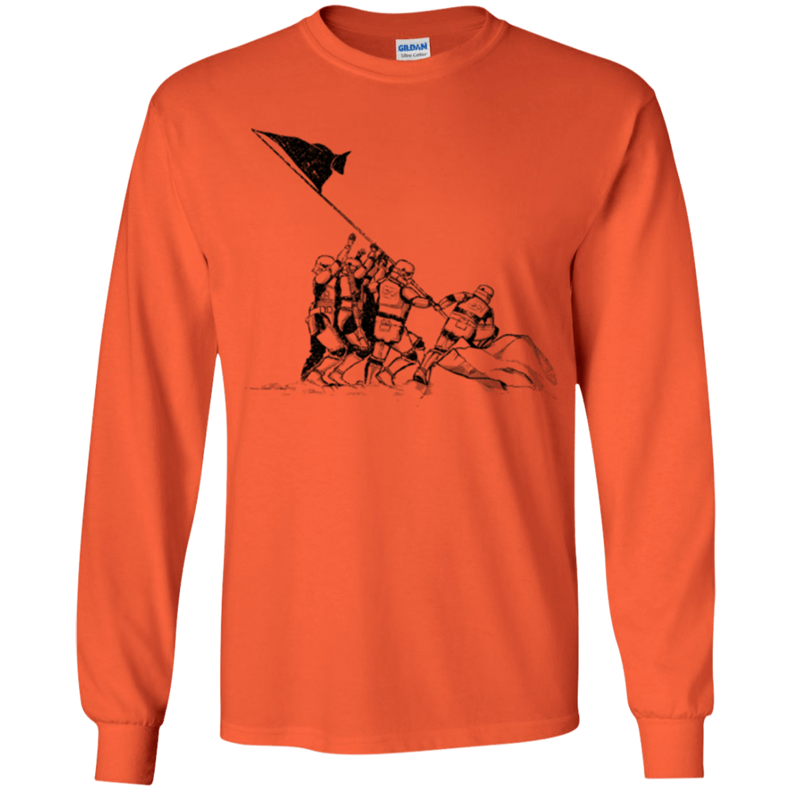 T-Shirts Orange / YS Flags Of Our Emperor Youth Long Sleeve T-Shirt