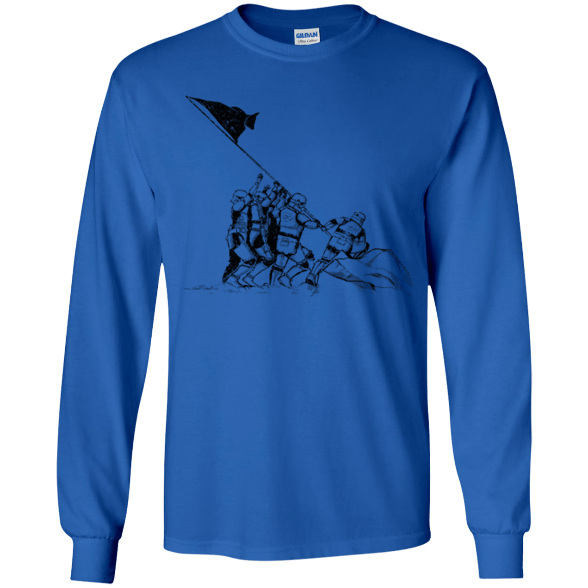 T-Shirts Royal / YS Flags Of Our Emperor Youth Long Sleeve T-Shirt