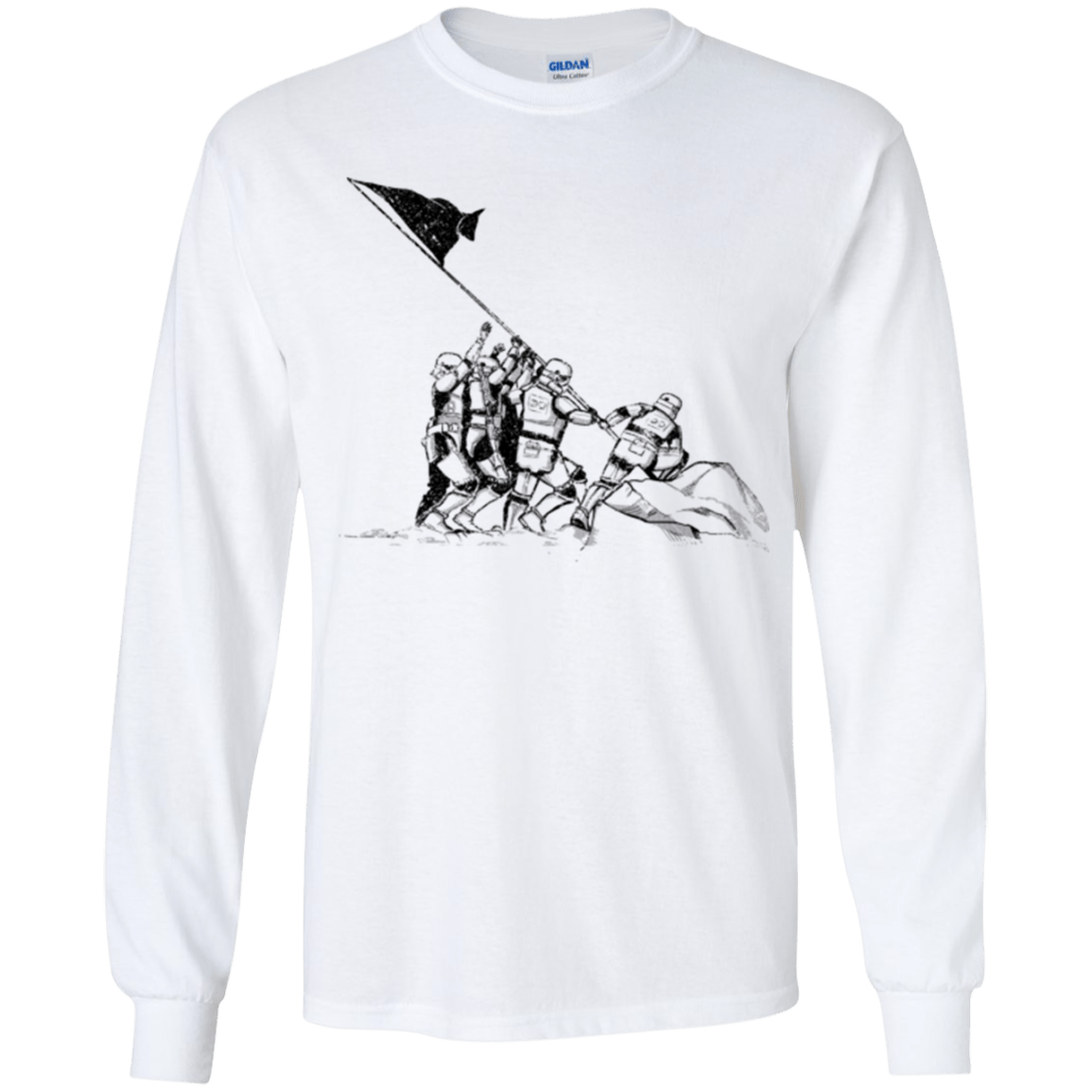 T-Shirts White / YS Flags Of Our Emperor Youth Long Sleeve T-Shirt