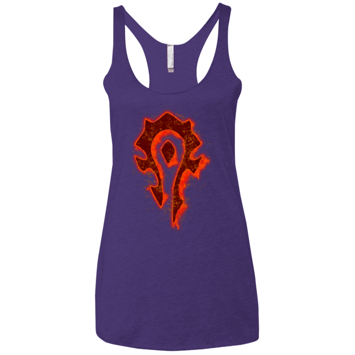 T-Shirts Purple / X-Small Flamecraft Women's Triblend Racerback Tank
