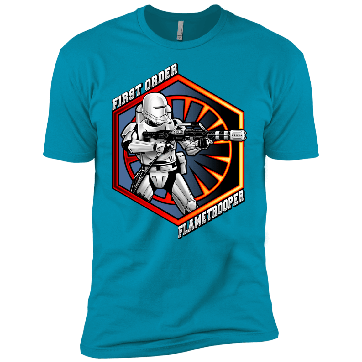 T-Shirts Turquoise / YXS Flametrooper Boys Premium T-Shirt