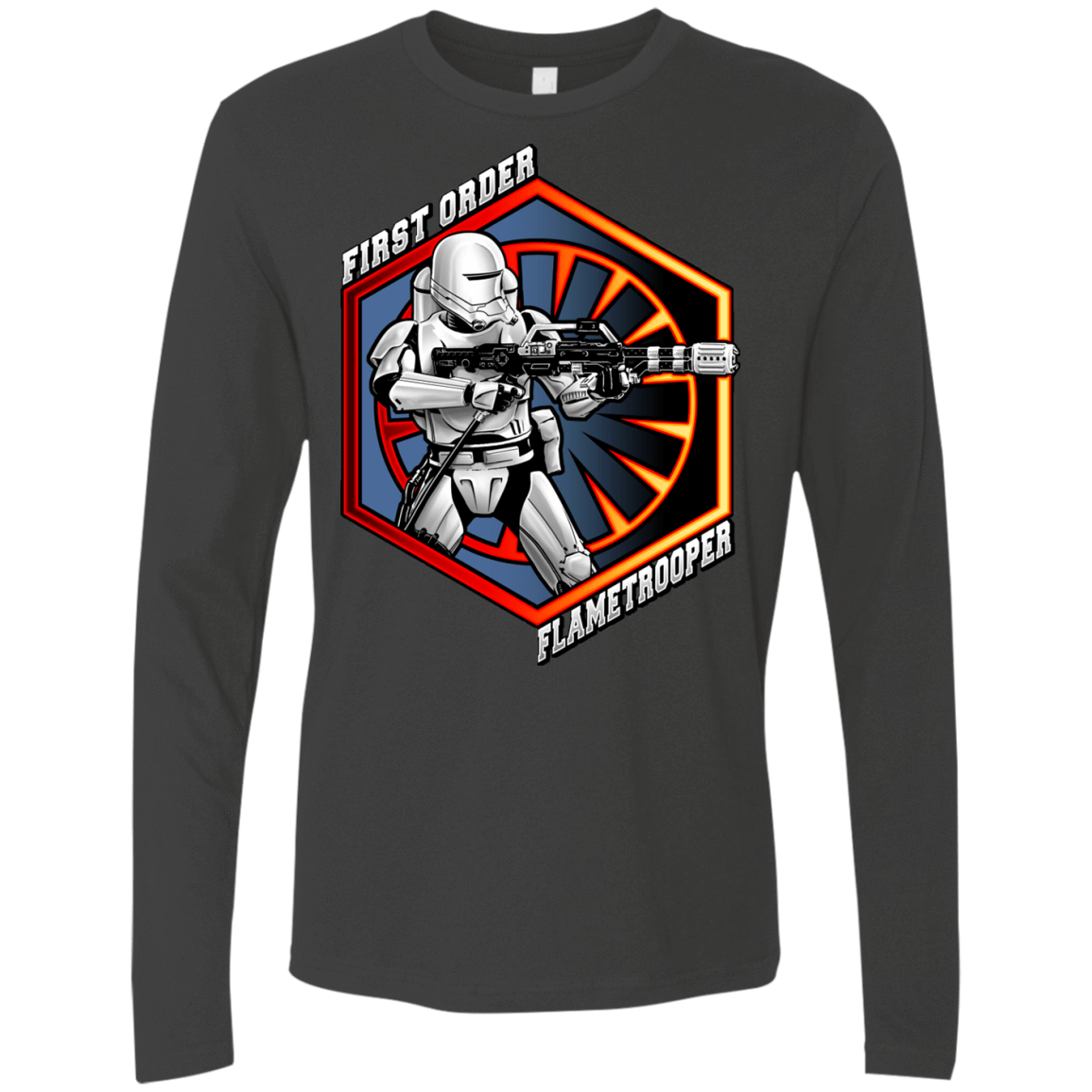 T-Shirts Heavy Metal / Small Flametrooper Men's Premium Long Sleeve