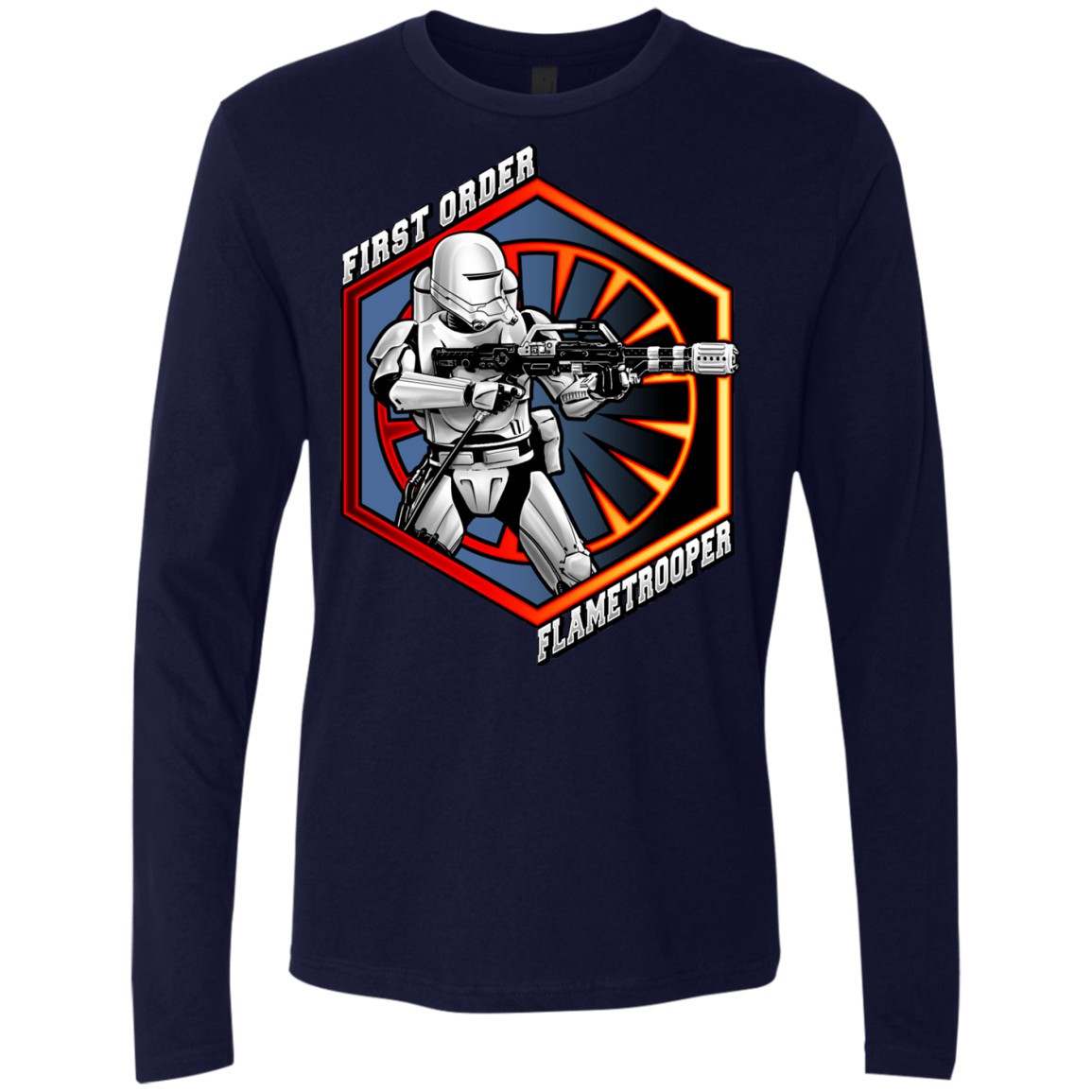 T-Shirts Midnight Navy / Small Flametrooper Men's Premium Long Sleeve