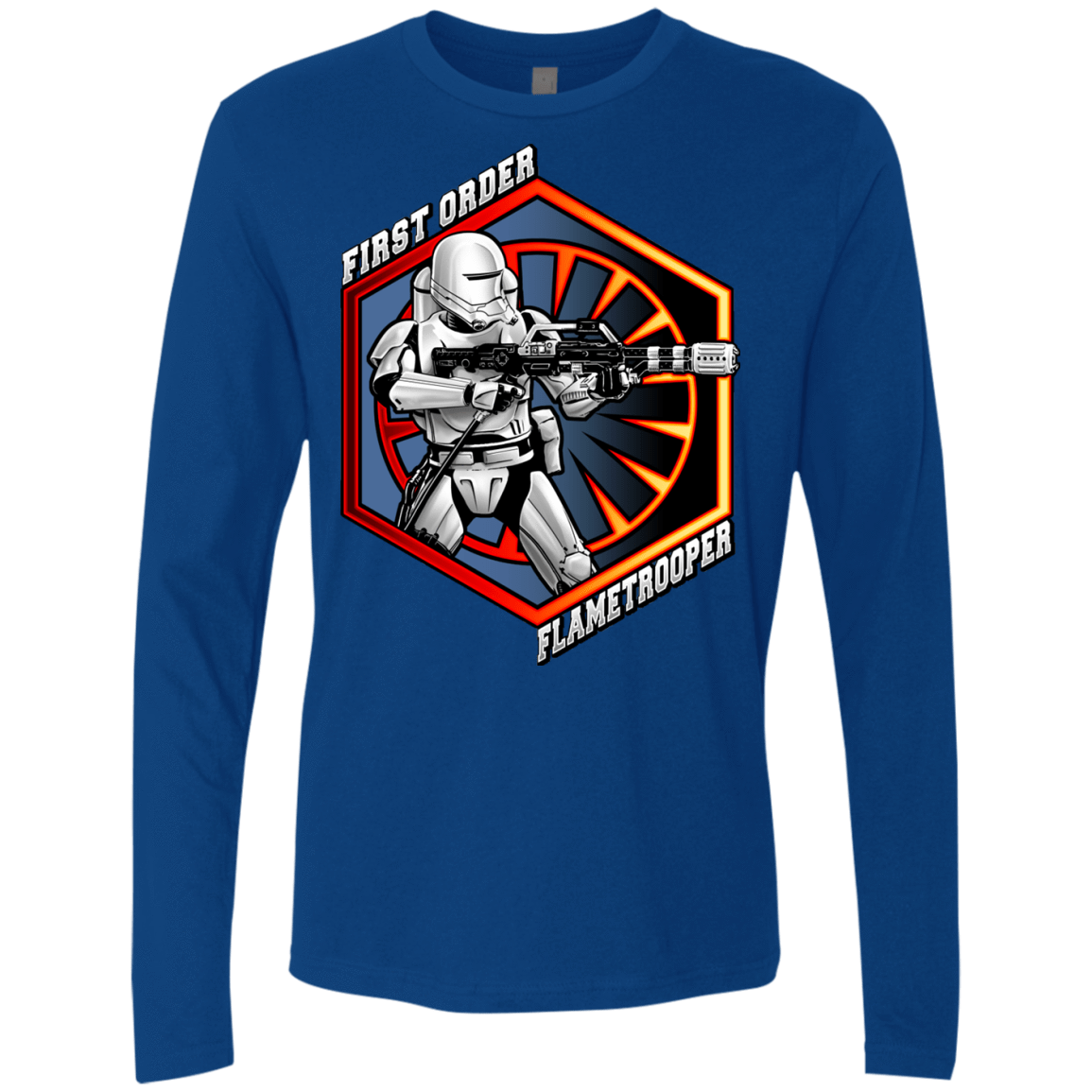 T-Shirts Royal / Small Flametrooper Men's Premium Long Sleeve