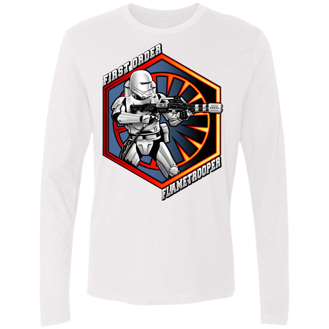 T-Shirts White / Small Flametrooper Men's Premium Long Sleeve